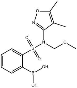 (2-(N-(4,5-dimetüülisoksasool-3-üül)-N-(metoksümetüül)sulfamoüül)fenüül)boorhape