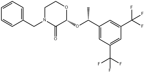 (2R)-4-bensüül-2-[(1R)-1-[3,5-bis(trifluorometüül)fenüül]etoksü]morfoliin-3-oon