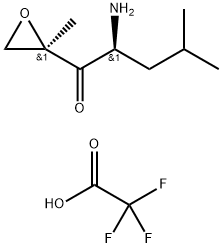 (2S)-2-amino-4-metüül-1-((2R)-2-metüüloksiranüül)-1-pentanoontrifluoroatsetaat