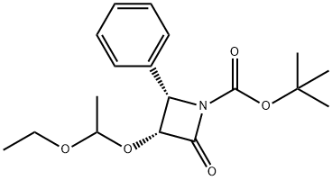 (3R,4S)-tert-butüül-3-(1-etoksüetoksü)-2-okso-4-fenüülasetidiin-1-karboksülaat