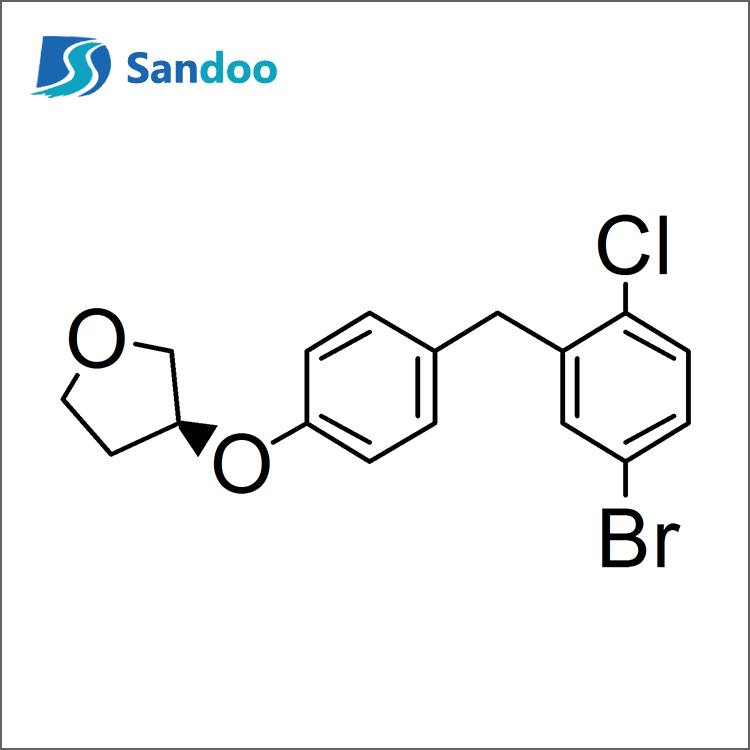 (3S)-3-[4-[(5-bromo-2-klorofenüül)metüül]fenoksü]tetrahüdrofuraan