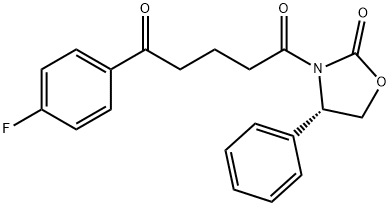(4S)-3-[5-(4-fluorofenüül)-1,5-dioksopenüül]-4-fenüül-2-oksasolidinoon