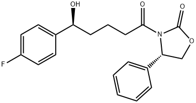 (4S)-3-[(5R)-5-(4-FLUOROFENÜÜL)-5-HÜDROKSÜPENTANÜÜL]-4-FENÜÜL-1,3-OKSASOLIDIIN-2-OON