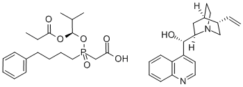 (8a,9R)-tsinhonaan-9-oolmono[[(S)-[(1R)-2-metüül-1-(1-oksopropoksü)propoksü](4-fenüülbutüül)fosfinüül]atsetaat]