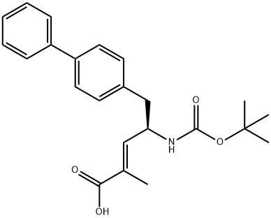 (R,E)-5-((1,1'-bifenüül)-4-üül)-4-((tert-butoksükarbonüül)amino)-2-metüülpent-2-eenhape
