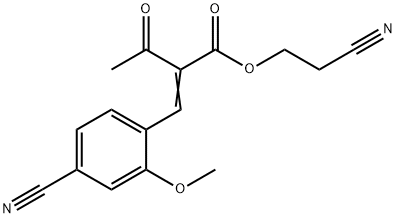 (Z)-2-tsüanoetüül-2-(4-tsüano-2-metoksübensülideen)-3-oksobutanoaat