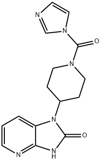 1-(1-(1H-imidasool-1-karbonüül)piperidiin-4-üül)-1 H-imidaso[4,5-b]püridiin-2(3H)-oon