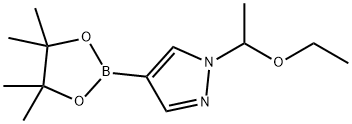 1-(1-etoksüetüül)-4-(4,4,5,5-tetrametüül-1,3,2-dioksaborolaan-2-üül)-1 H-pürasool