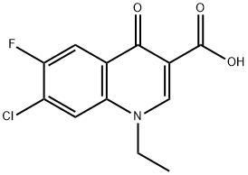 1-ETÜÜL-7-KLOOR-6-FLUORO-1,4-DIHÜDRO-4-OKSOKINOLIIN-3-KARBOKSÜÜLHAPE