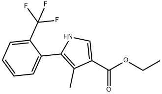 1 H-pürrool-3-karboksüülhape, 4-metüül-5-[2-(trifluorometüül)fenüül]-etüülester