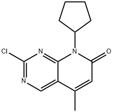 2-kloro-8-tsüklopentüül-5-metüülpürido[2,3-d]pürimidiin-7(8H)-oon