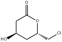 2H-püraan-2-oon, 6-(klorometüül)tetrahüdro-4-hüdroksü-, (4R,6S)-