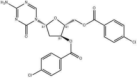 3',5'-di-o-p-klorobensoüül-2-deoksü-5-asatsütosiin