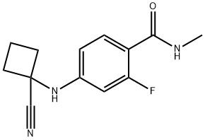 4-((1-tsüanotsüklobutüül)amino)-2-fluoro-N-metüülbensamiid
