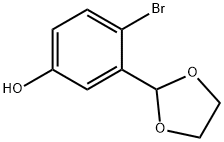 4-bromo-3-(1,3-dioksolaan-2-üül)fenool