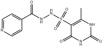 4-püridiinkarboksüülhape, 2-[(1,2,3,4-tetrahüdro-6-metüül-2,4-diokso-5-pürimidinüül)sulfonüül]hüdrasiid
