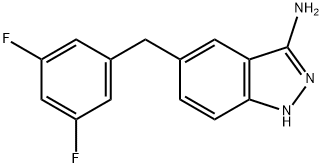 5-(3,5-difluorobensüül)-1 H-indasool-3-amiin