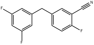5-(3,5-difluorobensüül)-2-fluorobensonitriil