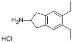 5,6-dietüül-2,3-dihüdro-1 H-indeen-2-amiinvesinikkloriid