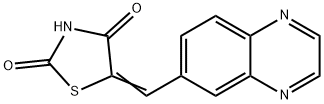 5-(6-kinoksalinüülmetüleen)-2,4-tiasolidiindioon