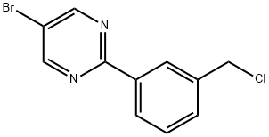 5-broMo-2-(3-(klorometüül)fenüül)pürimidiin
