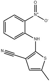 5-metüül-2-[(2-nitrofenüül)amino]tiofeen-3-karbonitriil