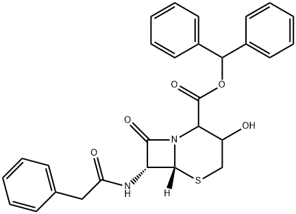 benshüdrüül(6R,7R)-3-hüdroksü-8-okso-7-(2-fenüülatseetamido)-5-tia-1-asabitsüklo[4.2.0]oktaan-2-karboksülaat