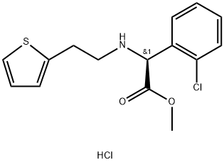 D-(+)-metüül-alfa-(2-tienüületamino)(2-klorofenüül)atsetaatvesinikkloriid