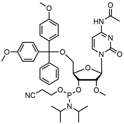 DMT-2'O-metüül-rC(ac) fosforamidiit