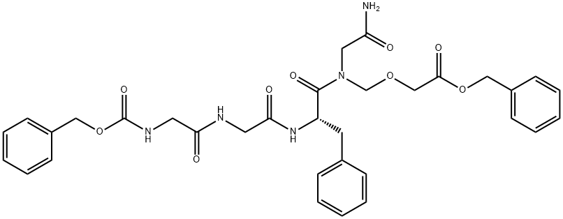 glütsiinamiid, N-[(fenüülmetoksü)karbonüül]glütsüülglütsüül-L-fenüülalanüül-N-[[2-(fenüülmetoksü)-2-oksoetoksü]metüül]-