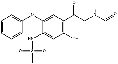 metaansulfoonamiid, N-[4-[2-(forMylaMino)atsetüül]-5-hüdroksü-2-fenoksüfenüül]-
