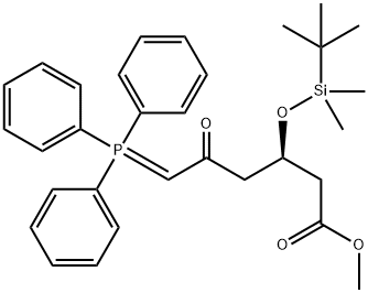 Metüül-(3R)-3-(tert-butüüldimetüülsilüüloksü)-5-okso-6-trifenüülfosforanülideenheksanoaat