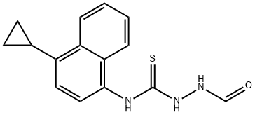 N-(4-tsüklopropüül-1-naftalenüül)-2-formüülhüdrasiinkarbotioamiid