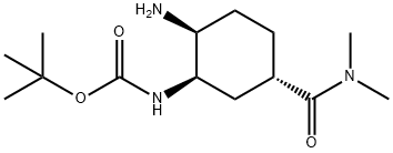 tert-butüül-[(1R,2S,5S)-2-amino-5-[(dimetüülamino)karbonüül]tsükloheksüül]karbamaat
