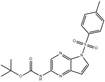 tert-butüül-5-tosüül-5H-pürrolo[2,3-b]pürasiin-2-üülkarbamaat